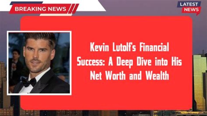 Brendan Buck Net Worth: A Deep Dive into His Financial Success